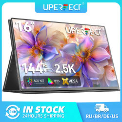 UPERFECT 16 "2K Monitor portátil 2560*1600 16:10 100% sRGB 500Cd/m2 120Hz pantalla de juegos para Xbox PS5 Switch portátil Mac teléfono