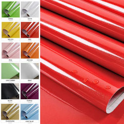Película decorativa DIY, papel de pared autoadhesivo de PVC, pegatinas de renovación de muebles, papel tapiz impermeable para armario de cocina