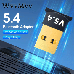 Adaptador Bluetooth para PC USB Bluetooth 5,4 5,3 Dongle Adaptador receptor para altavoz ratón teclado música Audio transmisor USB