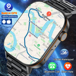 Nuevo Reloj Inteligente Militar con GPS, Brújula Integrada, Altímetro Barométrico, Resistente al Agua 10ATM IP69K, AMOLED, Llamadas por Bluetooth