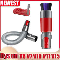 Cepillo suave de eliminación de polvo para aspiradora Dyson V7 V8 V10 V11 V15, piezas de fijación de boquilla de cepillo de autolimpieza