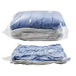 Juego de bolsas de almacenamiento al vacío para ropa, edredones, mantas, ropa de cama, organizadores de embalaje para el hogar, no incluyen bomba
