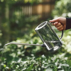 Regadera con Boquilla Larga para el Hogar, Flores, Plantas Verdes y Uso en Exteriores