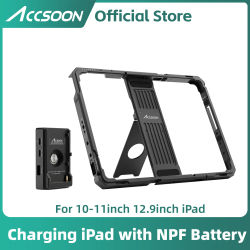 Accsoon iPad PowerCage II Jaula protectora para cargar ipad Tamaño ajustable combinado Seemo/Seemo pro Video Monitor de transmisión en vivo