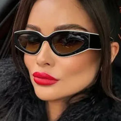 Gafas De Sol De moda para Mujer, Gafas De Sol Retro De lujo, Gafas De ojo De gato para Hombre, Gafas De Sol para Hombre, Gafas De Sol De diseño De marca 2025