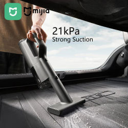 Aspiradora para Auto Mijia, 21kPa de Succión, Carga Tipo-C, Filtración de 5 Etapas, 2400mAh, Aspiradoras Inalámbricas para el Hogar, Lavables