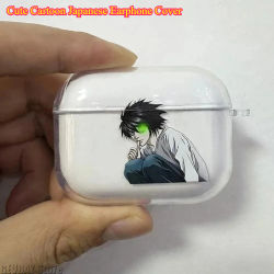 Funda para Auriculares con Diseño de Anime Japonés - Transparente con L-Lawliet para Airpods Pro