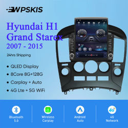 Radio Estéreo con GPS para coche, reproductor Multimedia de vídeo para Hyundai H1 2007-2015, Monitor, grabadora, unidad principal, PC y tableta