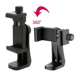 Soporte Universal para Teléfono, Trípode, Clip para Tablet, Adaptador de Trípode para Grabación con Teléfono, Accesorios para iPhone y Xiaomi