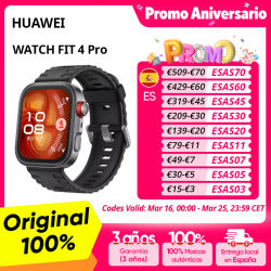 HUAWEI WATCH FIT 4 Pro Smartwatch Pantalla AMOLED en color de 1,82 pulgadas 5 ATM Bluetooth Llamadas Sensor ECG Deportes al aire libre de nivel profesional Hasta 10 días de duración de la batería