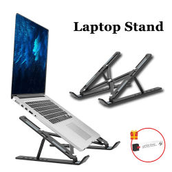 Soporte portátil para ordenador portátil, soporte plegable ajustable para Monitor de ordenador, accesorios de base para Macbook Air, iPad y tabletas