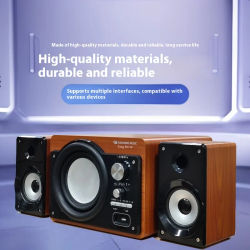 Subwoofer de Audio Bluetooth con 2 uds. De altavoces, caja de sonido HIFI con Bluetooth, pistola gigante para el hogar, teatro Multimedia de alto volumen, Karaoke