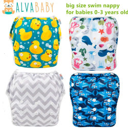 U Pick Alvababy-pañal de baño de talla grande, traje de baño, pañal de natación reutilizable a la moda para bebés de 0 a 3 años