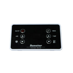 Controlador de aire acondicionado para RV 12V/24V con Bluetooth y control remoto por aplicación para autocaravanas, caravanas y remolques.