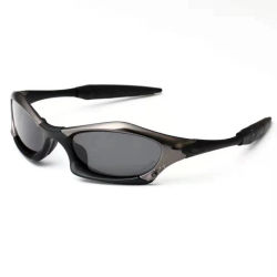Nuevas gafas de sol polarizadas de metal retro UV400 - Gafas deportivas unisex para conducir y andar en bicicleta al aire libre con diseño moderno Y2K