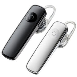 Auriculares Bluetooth estéreo, auriculares inalámbricos, auriculares de negocios unilaterales con reducción de ruido, mini portátil, m165, deportes 4,0