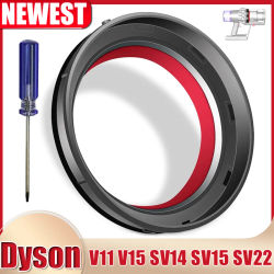 Anillo de sellado fijo superior del contenedor de polvo para Dyson V11 V15 SV14 SV15 SV22 accesorios de pieza de reparación de aspiradora