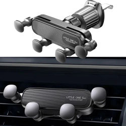 Nuevo soporte de teléfono de coche por gravedad para teléfono móvil de 4,7-7 pulgadas soporte de teléfono para salida de aire de coche Universal a prueba de golpes Clip GPS soporte para teléfono