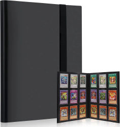 Carpeta Premium para Tarjetas Coleccionables, 9 Bolsillos, Capacidad para 360 Tarjetas, Álbum Elegante con Carga Lateral, Gran Capacidad