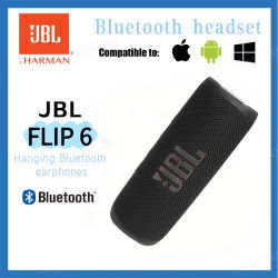 JBL Flip 6 Altavoz Bluetooth inalámbrico Mini impermeable Ipx7 portátil graves profundos estéreo música al aire libre viaje fiesta altavoz