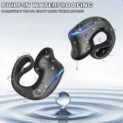 Auriculares inalámbricos Bluetooth 5,3, auriculares de conducción ósea con Clip, auriculares deportivos de un solo oído para iPhone, Huawei, Realme, OPPO