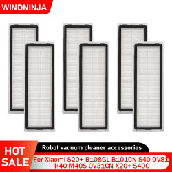 Filtro HEPA para Xiaomi X20+ S40 OV81 S40C S20+ B108GL B101CN H40, accesorios de filtro lavables para Robot aspirador, pieza de repuesto