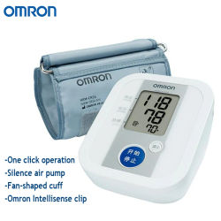 Omron HEM-8102K Monitor Digital de presión arterial para la parte superior del brazo esfigmomanómetro médico inteligente automático para hipertensión de personas mayores