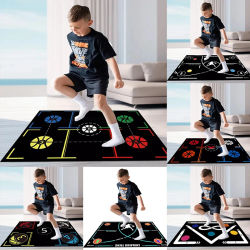 Alfombra de baloncesto de interior con absorción de impactos, alfombra de entrenamiento antideslizante para Mini suelo de aro, habilidades deportivas, sala de juegos y dormitorio