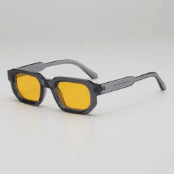 Nuevas Gafas de Sol Rectangulares Vintage para Hombre, Gafas de Sol de Moda para Mujer, Diseño de Marca de Lujo, Gafas con Protección UV400