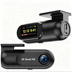 Cámara para Auto Acceo 2.5K QHD con WiFi y GPS, DVR para Vehículo con Resolución 2560*1440, Monitor de Estacionamiento 24H, Grabación en Bucle, Visión Nocturna, Mini Cámara