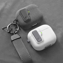 2025 nuevo Protector duro para AirPods 4 con cerradura de tapa magnética funda híbrida cubierta de protección de lujo para Apple AirPods pro2 3 1/2