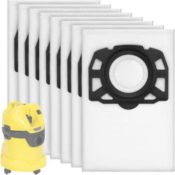 Accesorios para bolsas de aspiradora, compatibles con Karcher WD2 Plus WD3 KWD1 KWD2 KWD3 MV3 WD3.200 a WD3.800 M SE4001 SE4002