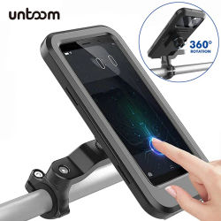 Soporte Impermeable para Teléfono de Bicicleta, Soporte para Teléfono Celular en el Manillar de Motocicleta, Soporte para Teléfono de Ciclismo para Bicicleta de Montaña, Scooter, Motocicleta