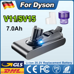 Para Dyson V11 batería 25,2 V 7000mAh aspiradora batería recargable para Dyson V11 serie Absolute Animal Fluffy SV15 SV16