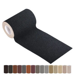 1 Pieza de Tela de Lino de 2 m/78.74 Pulgadas (1 Pieza de 3.94*78.74 Pulgadas/Autoadhesiva) para Muebles, Sofá, Asiento de Coche, Caja, Manualidades, Resistente al Desgaste