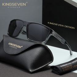 Gafas de sol polarizadas genuinas de la marca KINGSEVEN para hombres y mujeres, protección UV400, gafas de moda, gafas para deportes al aire libre