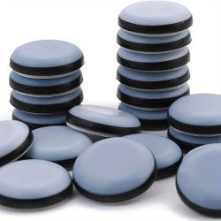 ¡12 deslizadores de piso resistentes: se mueve fácilmente muebles y alfombras con deslizadores de pies de 20 mm/0,79 pulgadas!