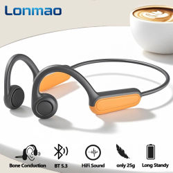 Auriculares de Conducción Ósea B8, Bluetooth 5.3, Auriculares Deportivos Inalámbricos, Resistentes al Agua IPX5, Auriculares con Gancho para la Oreja para Deportes al Aire Libre
