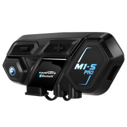 Fodsports M1S Pro 8 conductores 2000m Intercomunicador para motocicleta casco Auriculares interfono Bluetooth Intercomunicador Moto IPX6 impermeable
