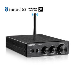AIYIMA Audio TPA3255 amplificador de potencia para el hogar Bluetooth A07 PRO A07 amplificador 2,0 amplificadores de altavoz estéreo HiFi 300Wx2 Clase D Amp