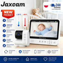 Monitor de Bebé con Video de 7.0 Pulgadas, Cámara PTZ con Zoom, Babyphone, Cámaras de Seguridad y Vigilancia, Sensor de Temperatura, Canciones de Cuna