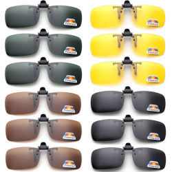 Gafas de Sol Polarizadas con Clip BEGREAT, Gafas de Visión Diurna y Nocturna para Conducir, Gafas de Sol Unisex para Exteriores con Protección UV400, Gafas de Sol de Moda