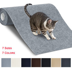 Alfombrilla rascadora autoadhesiva para gatos, protector de sofá, poste rascador para gatos, alfombra DIY, protector de muebles contra arañazos de gatos