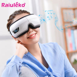 Masajeador de Ojos Inteligente 6D con Vibración, Compresión de Aire, Instrumento para el Cuidado de los Ojos, Música Bluetooth, Gafas de Masaje Ocular, Relajación Ocular, Fatiga