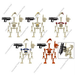 Hot Toys MY901-MY905 Armas, Pantalones, Piezas de Cabello, Figuras de Acción, Bloques de Modelo de Robot, Ladrillos MOC, Set de Regalo, Juguetes