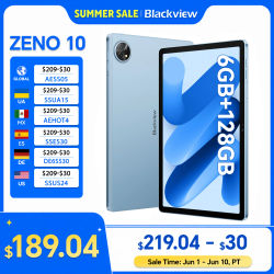 Tablet Blackview ZENO 10 5G AI Android 15, T8200 Octa Core, Pantalla FHD+ de 11 Pulgadas y 90Hz, Tablet Inteligente con Bluetooth