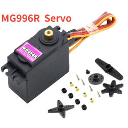 Servo Digital MG996R, 4,8-6,0 V, alto par con engranaje de Metal para Futaba JR 1/8 1/10 RC, coche, helicóptero, Robot, barco, juguetes DIY