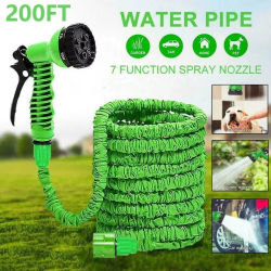 Manguera Mágica Expandible de Alta Presión para Lavado de Autos, 7 Modos de Rociado, Pistola de Agua para Riego de Jardín y Plantas, Flexible, Ligera, Sin Pliegues