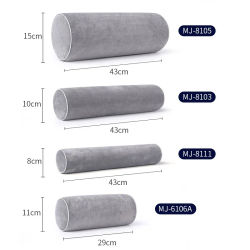 Almohada de algodón viscoelástica para protección del cuello, almohada Lumbar para la columna vertebral, almohada de maternidad para dormir, almohadas ortopédicas almohada cervical almohadas para
