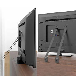 Correas de TV de metal de seguridad para bebés, correas antimedias para muebles DD resistentes